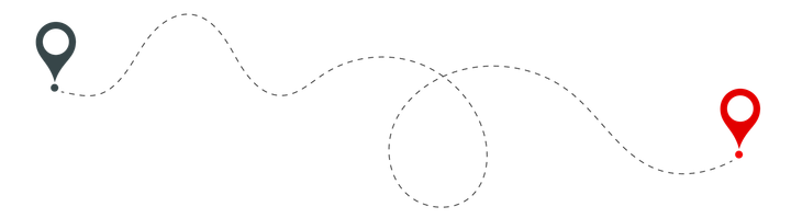 Illustration d'un trajet