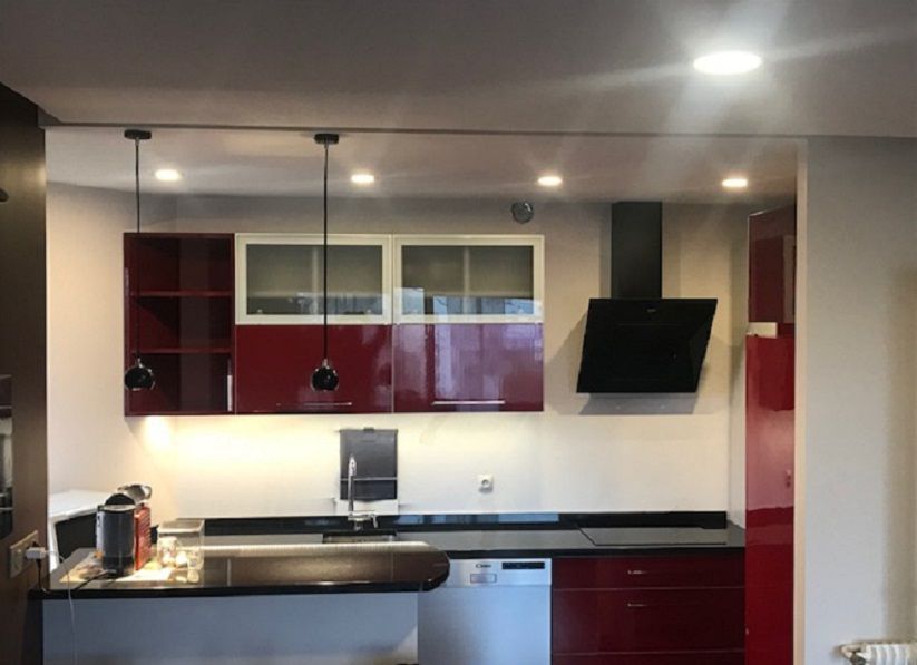 Meuble de rangement dans une cuisine