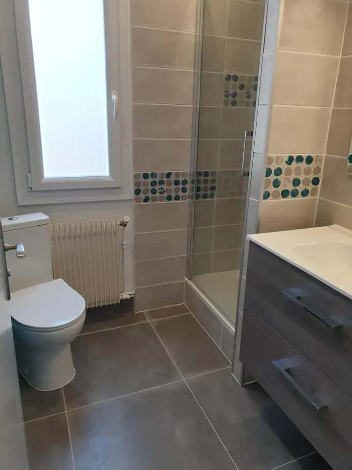 Réhabilitation de salle de bains - Après