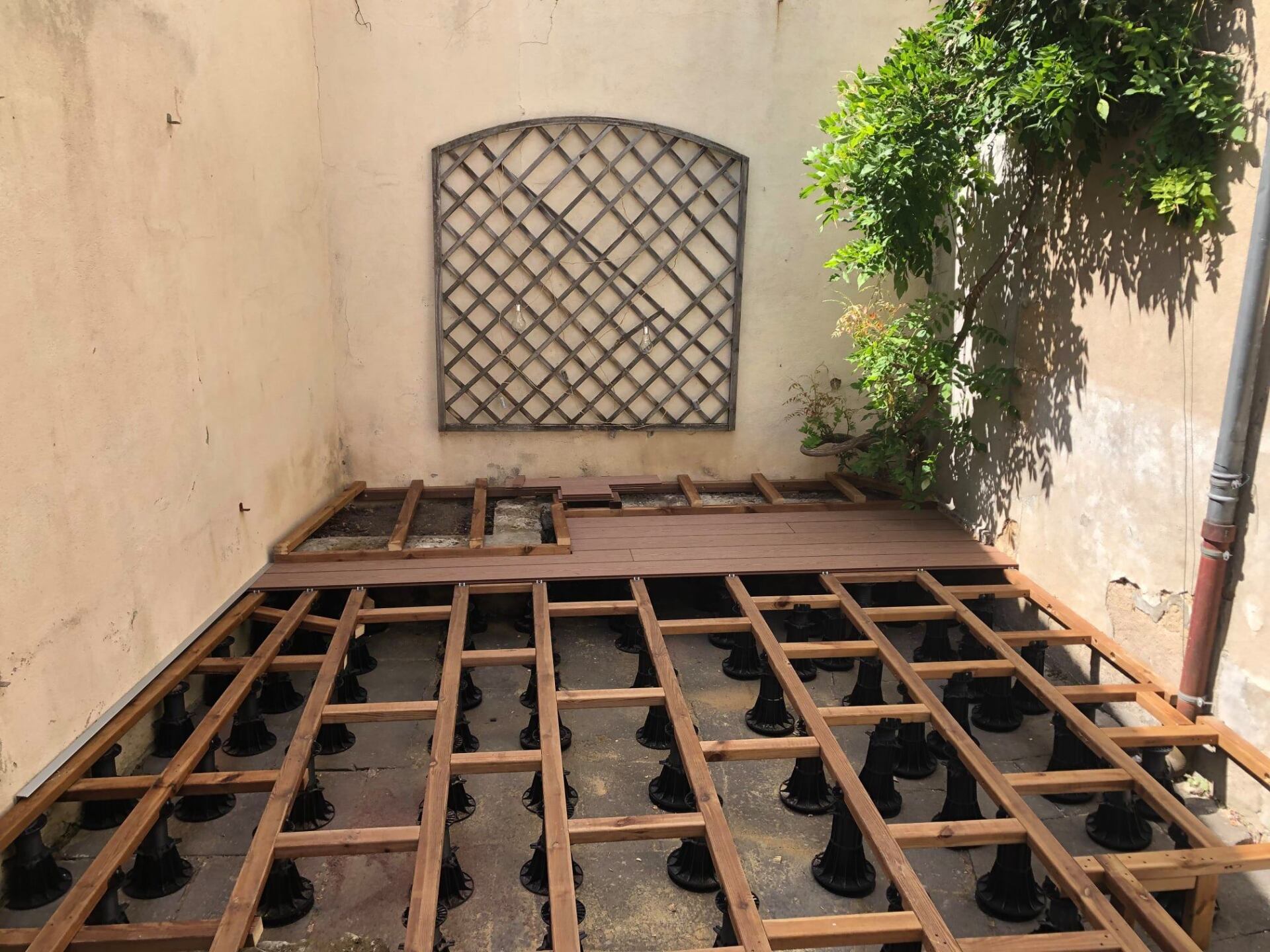 Aménagement de terrasse et balcon