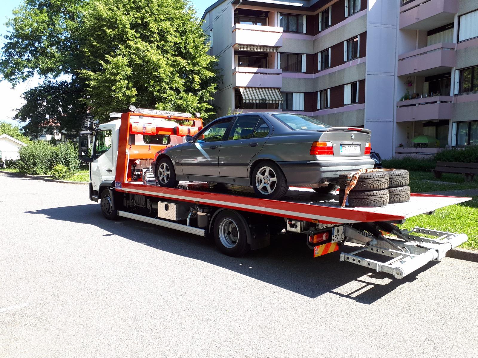 Rapatriement d'une voiture