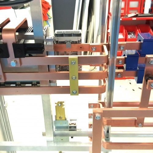 Banco di lavoro idraulico per barre in rame