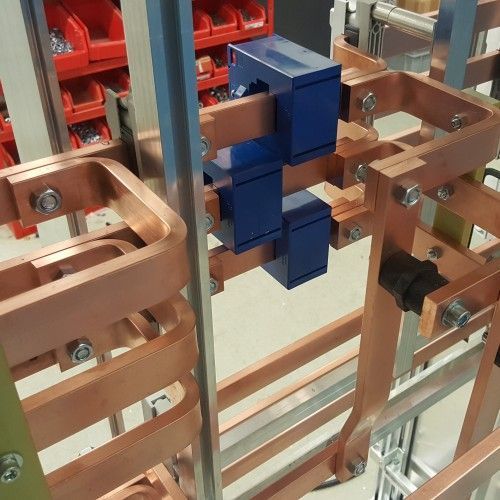 Banco di lavoro idraulico per barre in rame