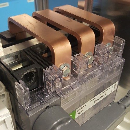 Banco di lavoro idraulico per barre in rame