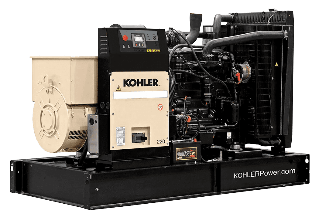 Groupe électrogène Kohler noir et beige