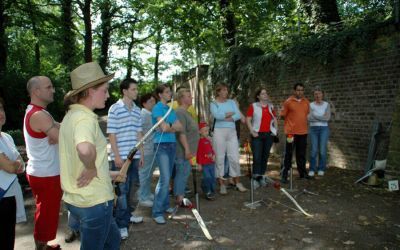 Partyservice mit Bogenschießen