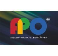 Es ist ein Logo für ein Unternehmen namens Apo.