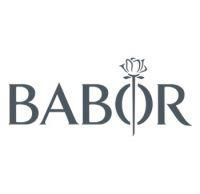 Das Logo von Babor ist ein schwarz-weißes Logo mit einer Blume.