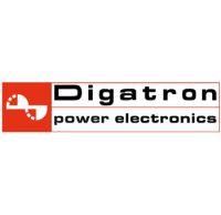 Das Logo von Digatron Power Electronics ist rot und weiß.