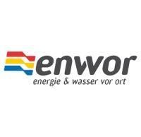 Ein Logo für ein Unternehmen namens Envor Energie & Wasser vor Ort.