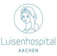 Das Logo des Luisenhospitals Aachen zeigt eine Frau im Kreis.