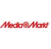 Das Media Markt-Logo ist rot und weiß auf weißem Hintergrund.
