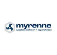 Es ist ein Logo für ein Unternehmen namens Myrene.