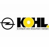 The kohl logo is black and yellow and says einfach ein bisschen netter.