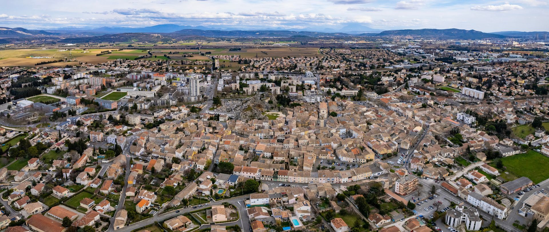 La ville de Pierrelatte.