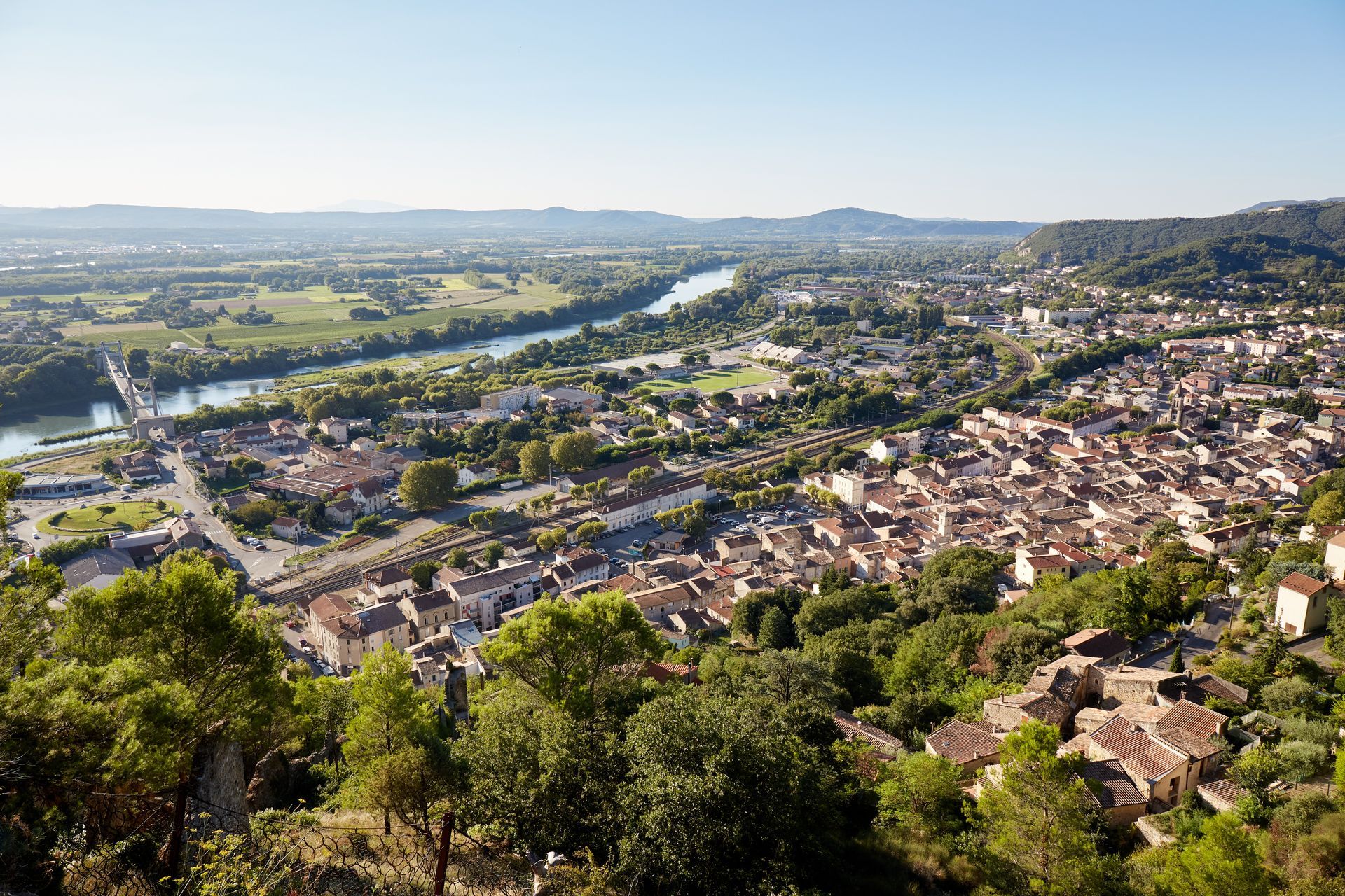 La ville du Teil.