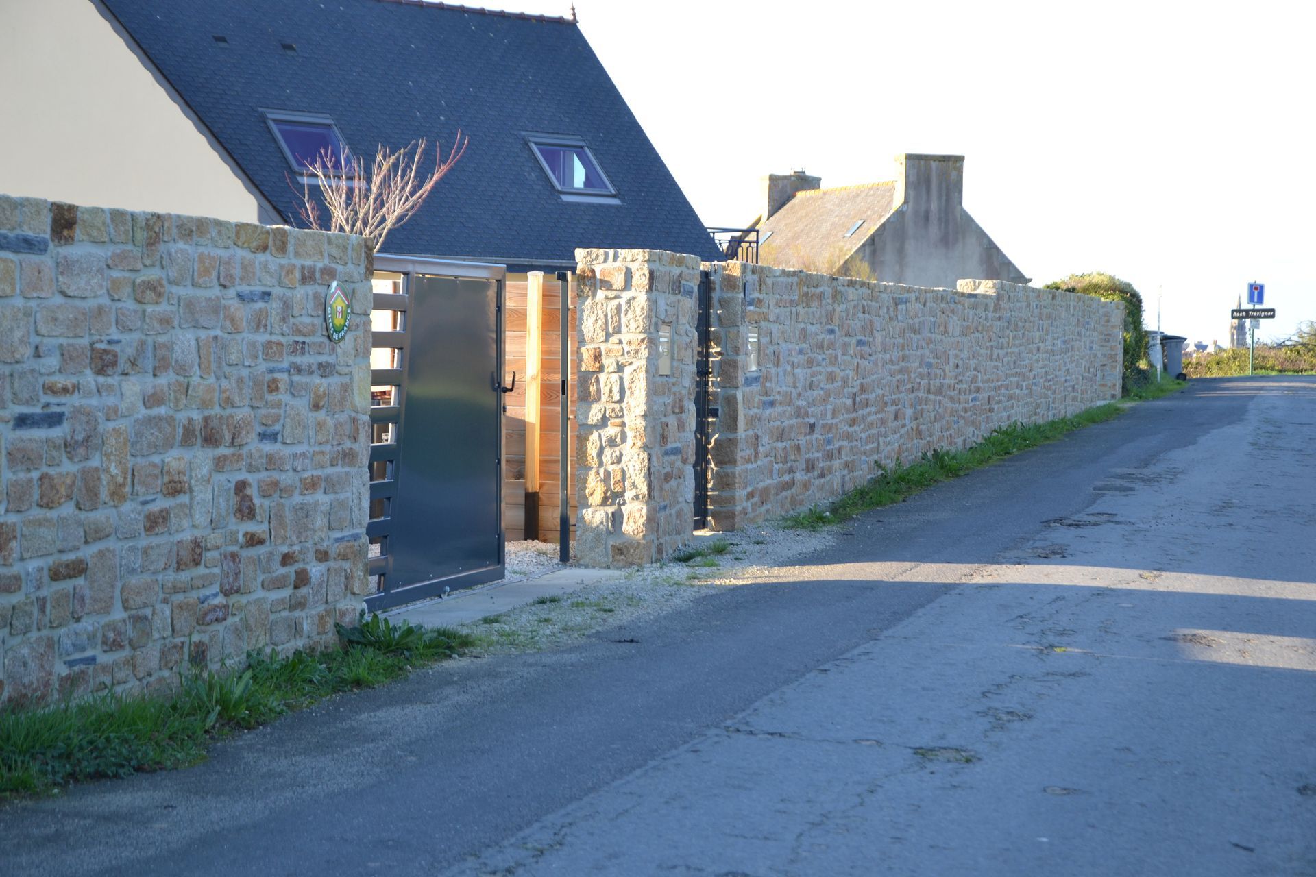 Mur en pierres de taille