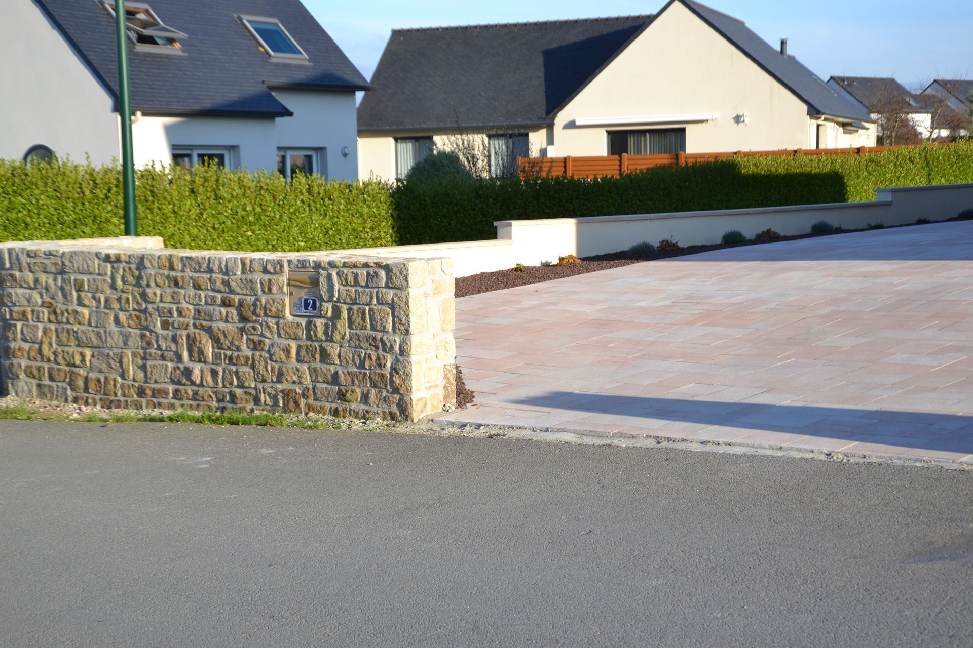 Parking en pavés multiformat