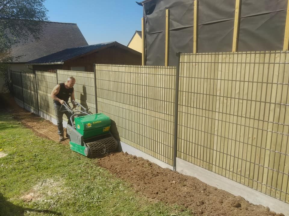 Clôture de panneaux soudés kit occultant en bois