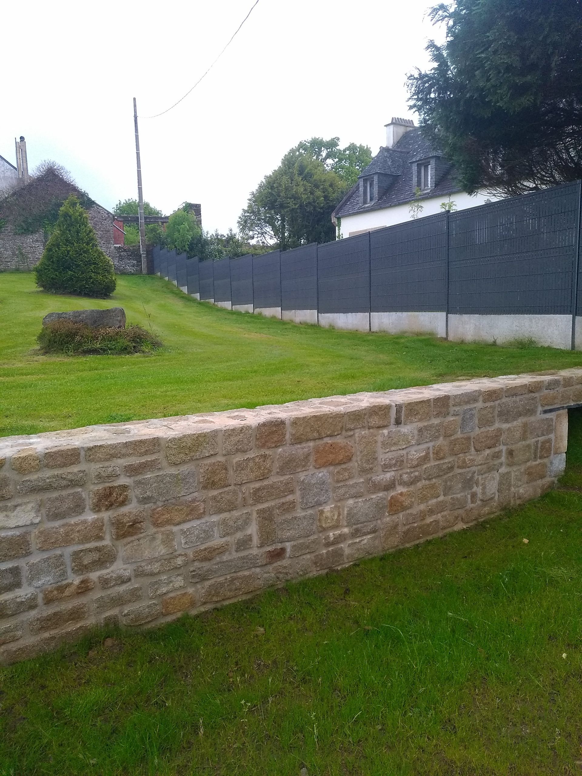 Cloture de panneaux soudés