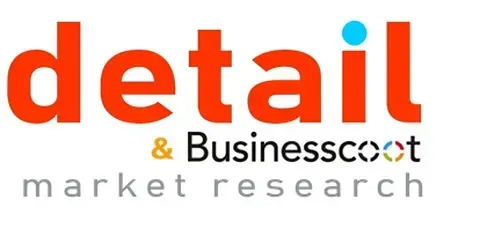 Logotipo para Detail Market Research, que incluye la palabra