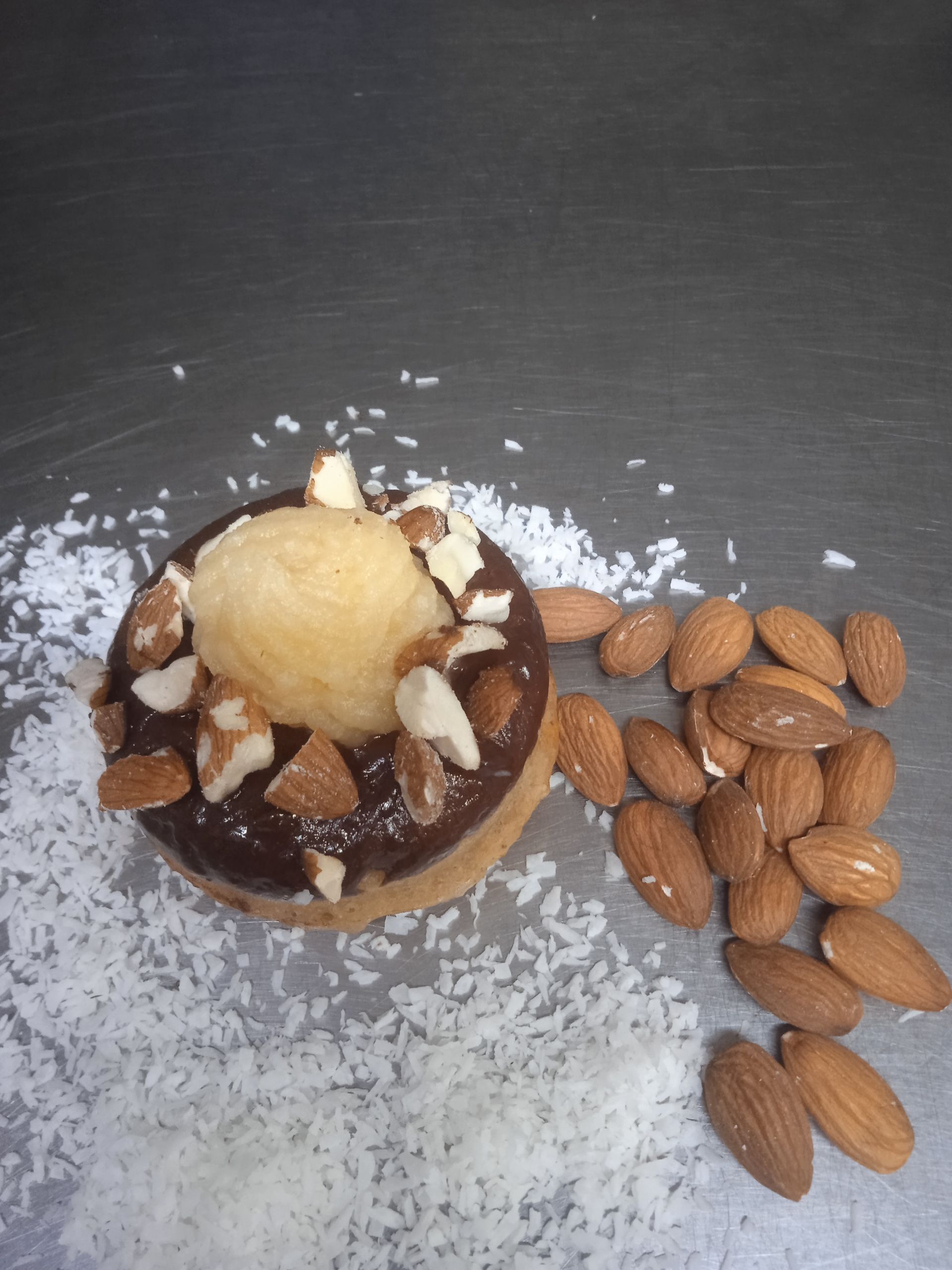 Törtchen mit Mandeln