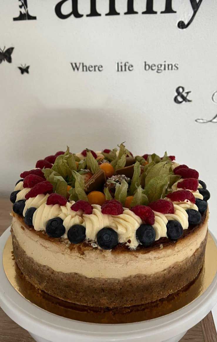 Torte mit Früchten