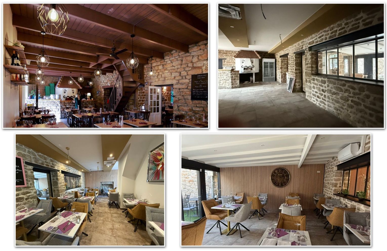 Un ouvrier enduit un mur dans une pièce inachevée avec des plaques de plâtre et des outils à proximité.
