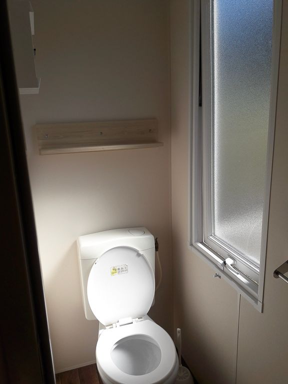 Toilettes d'un mobil-home