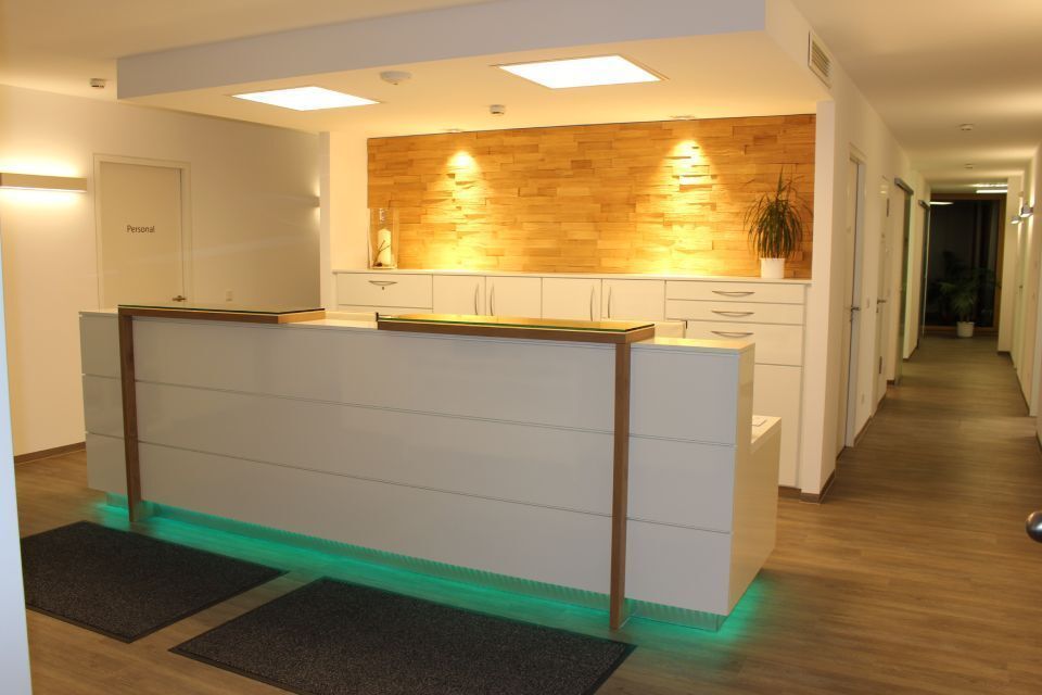 Empfang, gestaltet von der Holz Concept GmbH