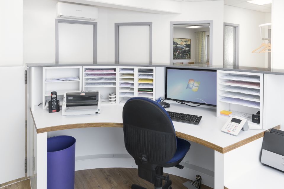 Büro, gestaltet von der Holz Concept GmbH