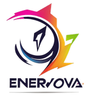 Un logotipo para una empresa llamada Enernova.
