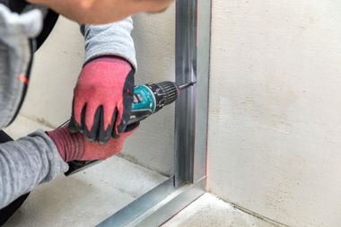 Travaux professionnels de plâtrerie