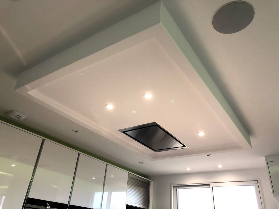 Plafond de la cuisine.