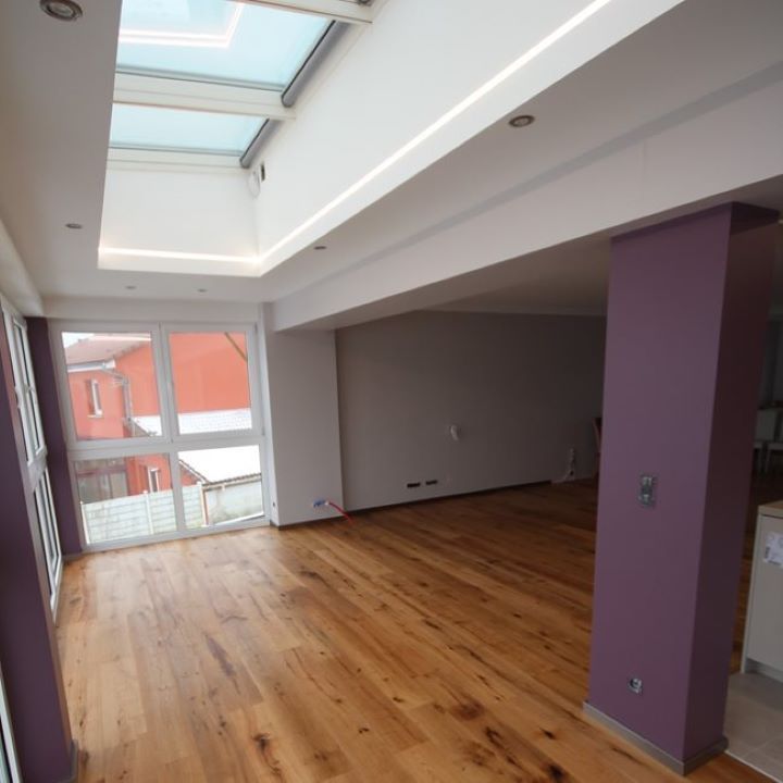 Puit de lumière dans une maison.