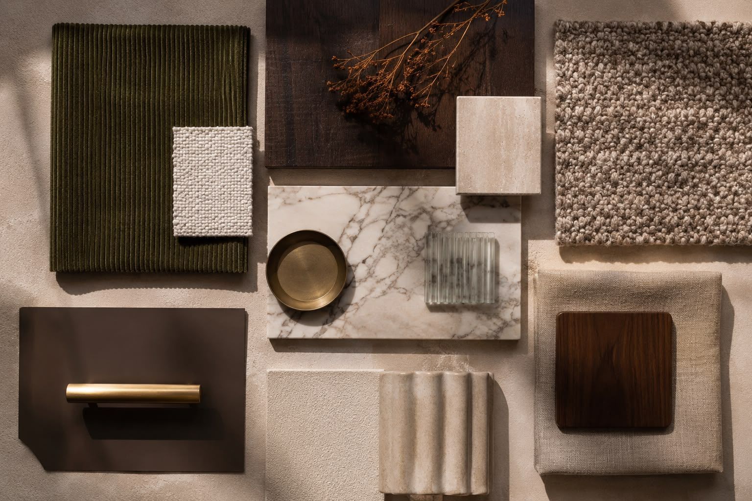 Local comercial de diseño de vanguardia con mobiliario minimalista e iluminación cálida