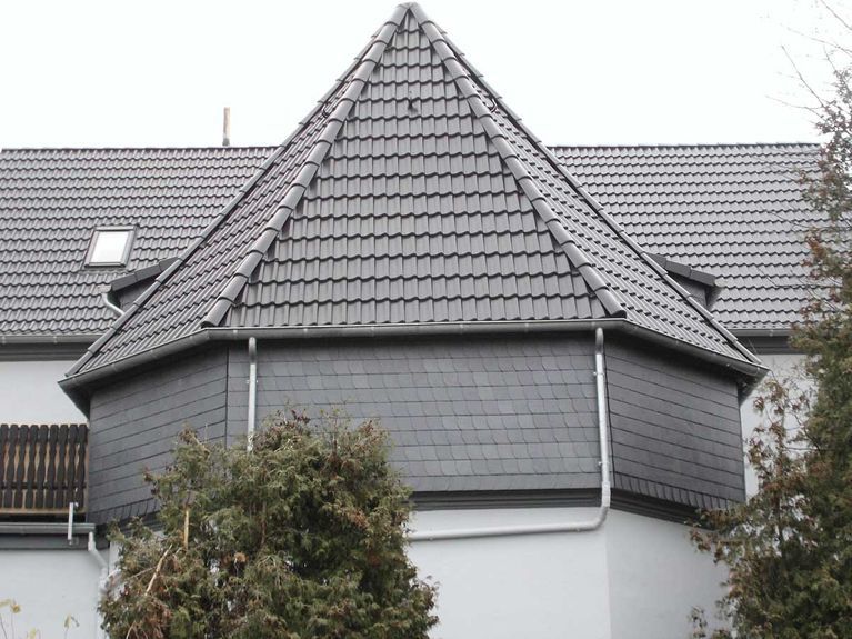 Steildach Eindeckung Wärmedämmung Klempner Steildacheindeckung Wohnraumfenster Kupfer