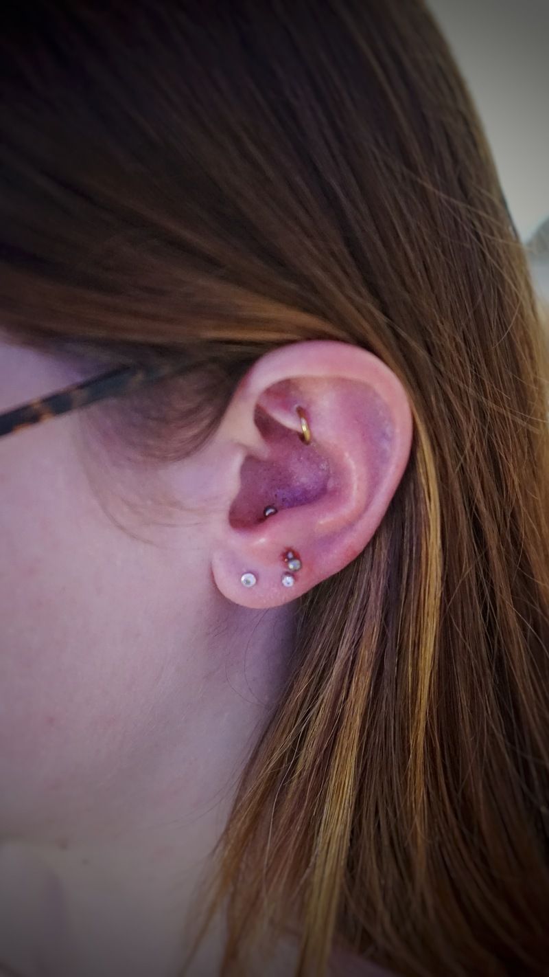 piercing à l'oreille