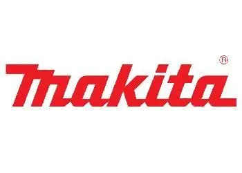 Logotipo de Makita en texto rojo sobre fondo blanco.