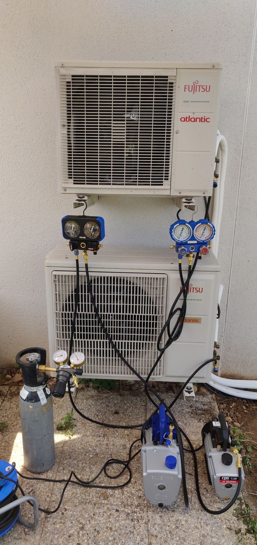 Vérification de la pression : climatisation.