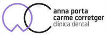 El logo de la clínica dental Anna Porta Carme Correctger.