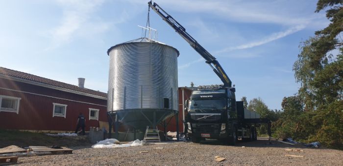 Säiliön rakennustyöt