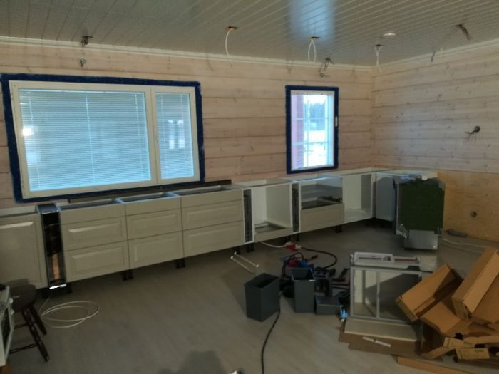 Talon sisätilojen remontointi