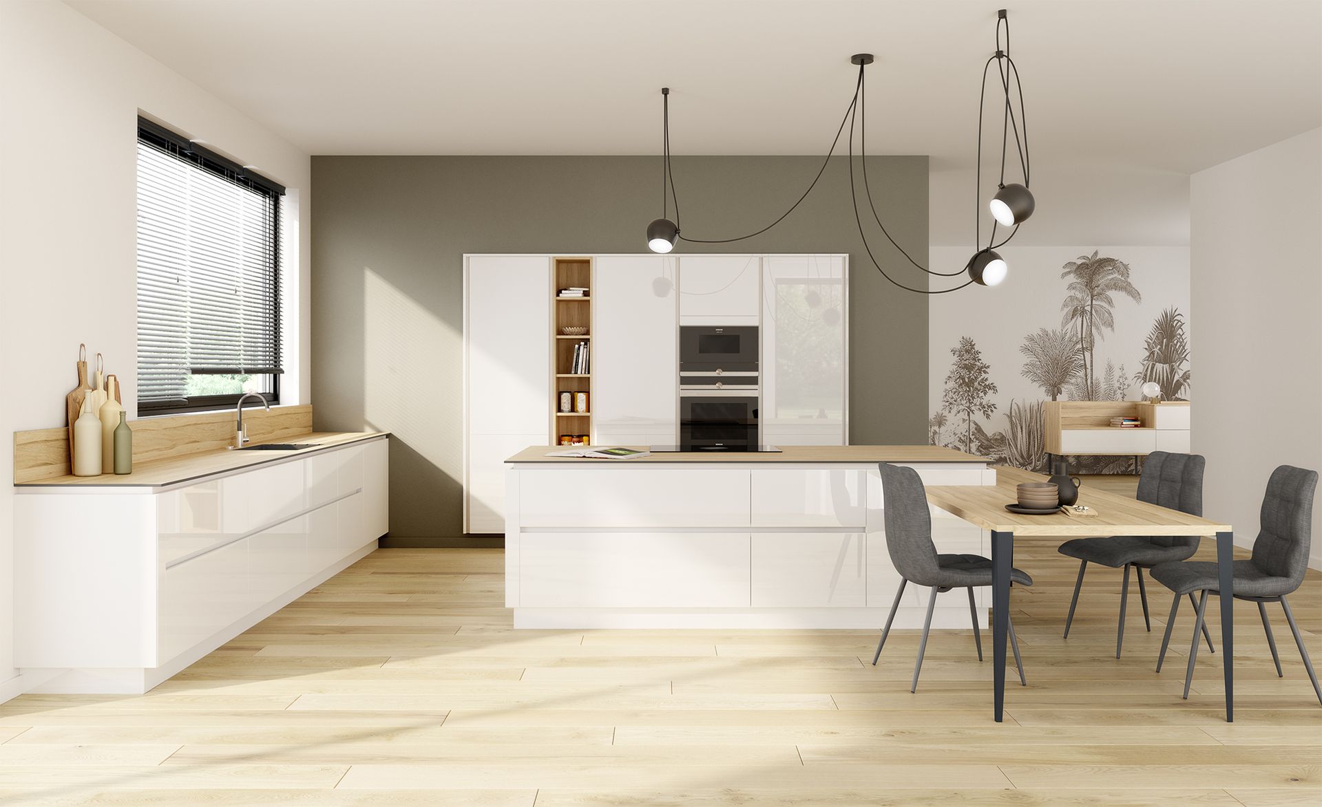 Cuisine YOU Verrie blanc brillant