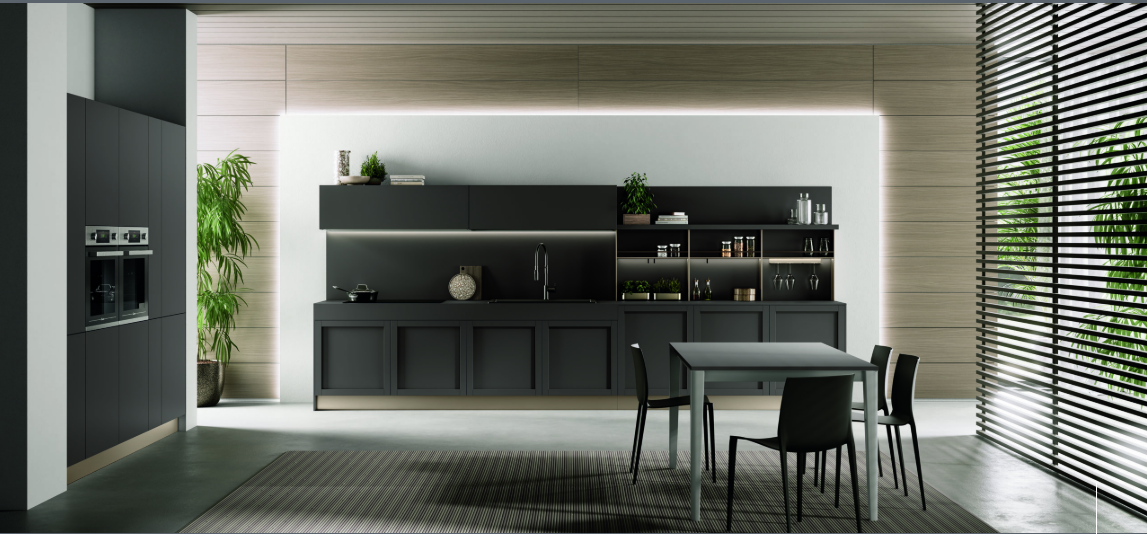 Cuisine Colombini noire