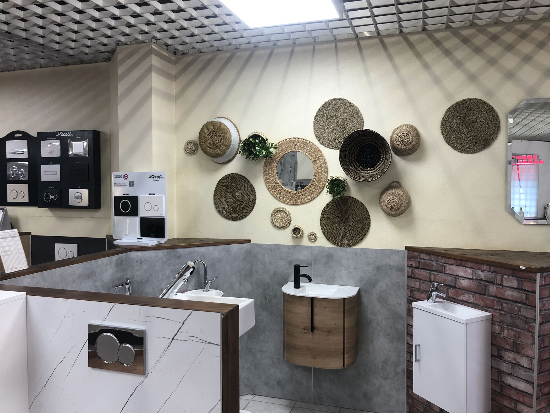 Showroom : décoration de salle de bains