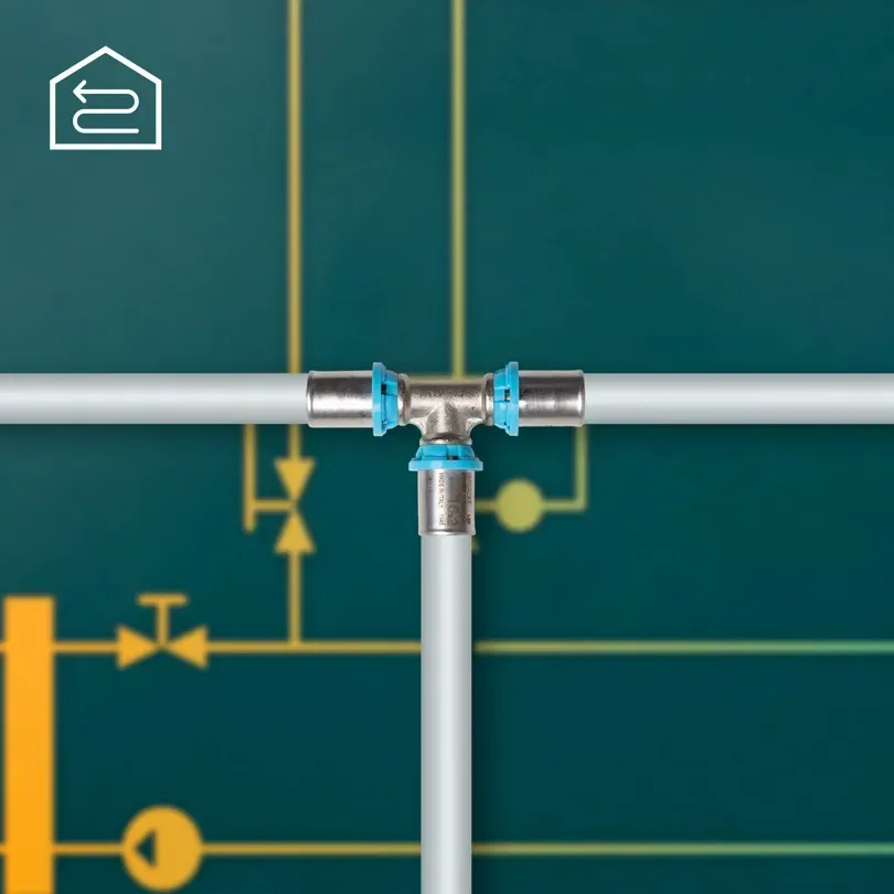 Raccord de plomberie en T