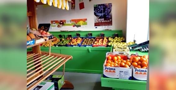 Rayon d'épicerie bio 