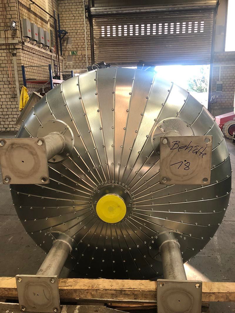 rotes Industriegebäude