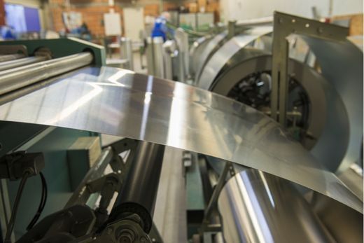 Fertigung von Metallplatten